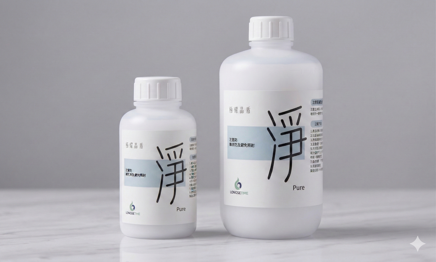 極耀晶盾「淨」Pure｜玻璃除油膜清潔劑 (1000ml)